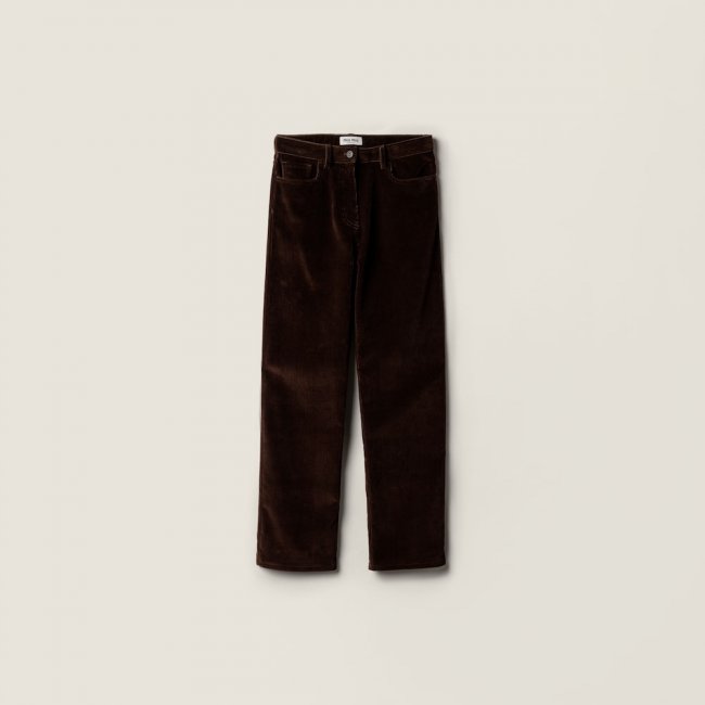 Miu Miu Corduroy pants Cocoa Brown Miu Miu Corduroy pants Cocoa Brown
