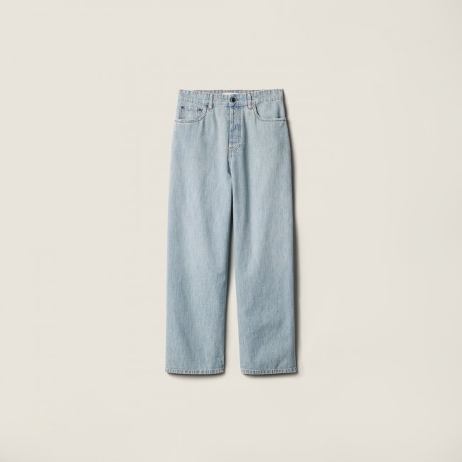 Miu Miu Chambray jeans Light Blue Miu Miu Chambray jeans Light Blue