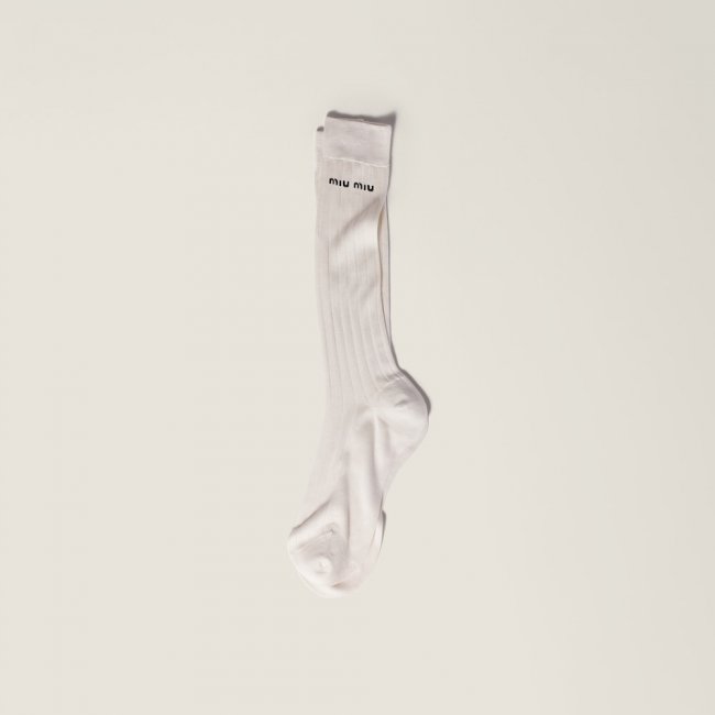 Miu Miu Silk socks White Miu Miu Silk socks White
